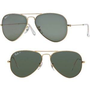 Ray-Ban Original Oversize Polarized Aviator Sunglasses